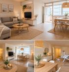 Wohnzimmer möbliert mit KI erstellt