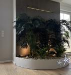 Palmenbeet oder Umbau zum Wasserfall